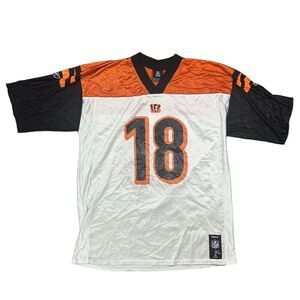 Vintage Reebok NFL Team Apparel Cincinnati Bengals AJ Green #18 Jersey Size XL